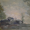 Картина Пейзаж - картон, масло. Авт. Ахвледиани — Размер 50х35 см