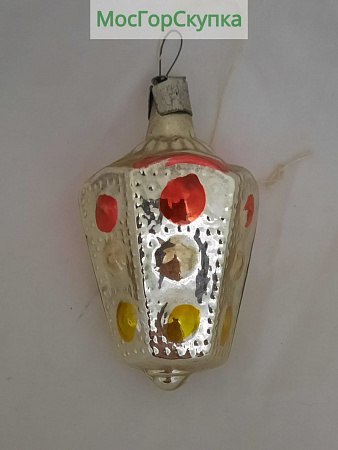 Ёлочная игрушка Светофор стекло